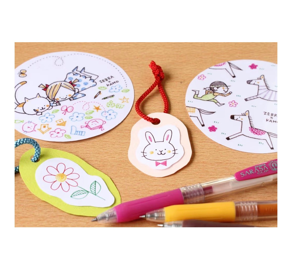 Zebra Sarasa Clip Set