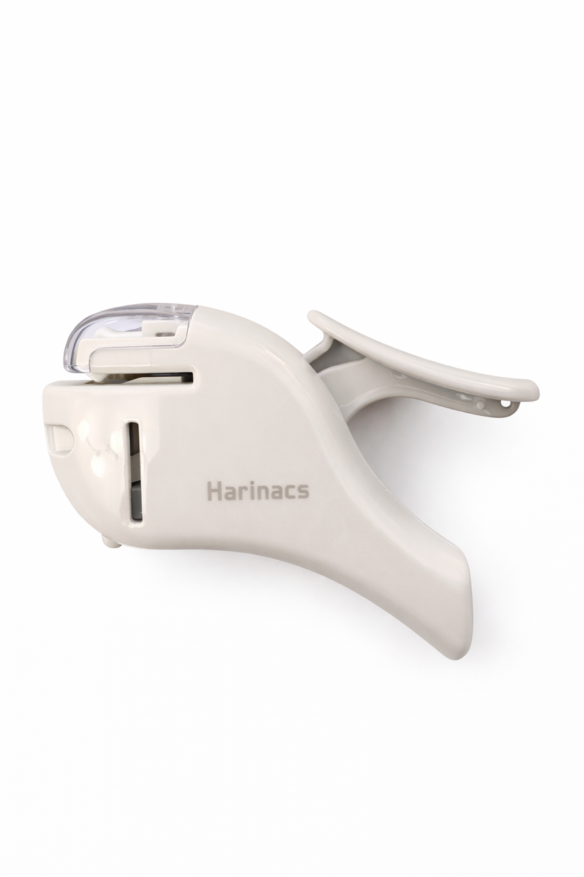 KOKUYO Harinacs Stapleless Stapler - White (5 Sheets)