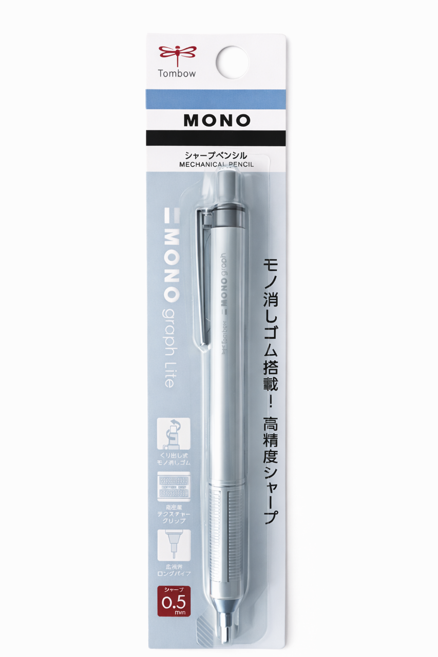 Tombow Mono Graph Lite Mechanical Pencil 0.5mm (Smokey Blue)