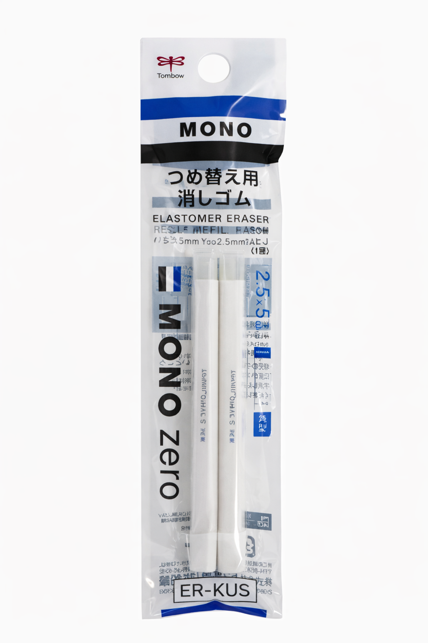 TOMBOW Mono Zero Eraser Refill - Rectangular Tip