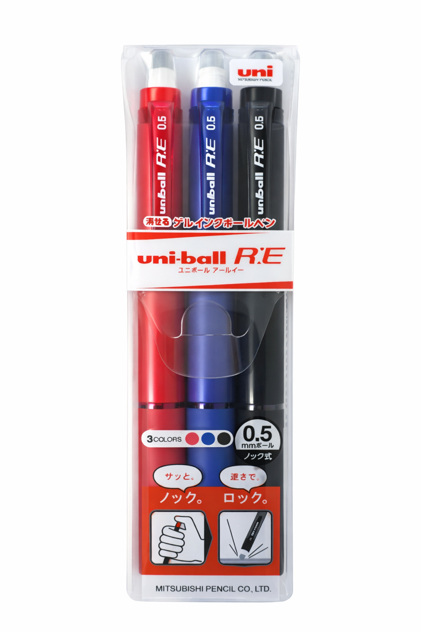UNI Ball RE Erasable Pen Set
